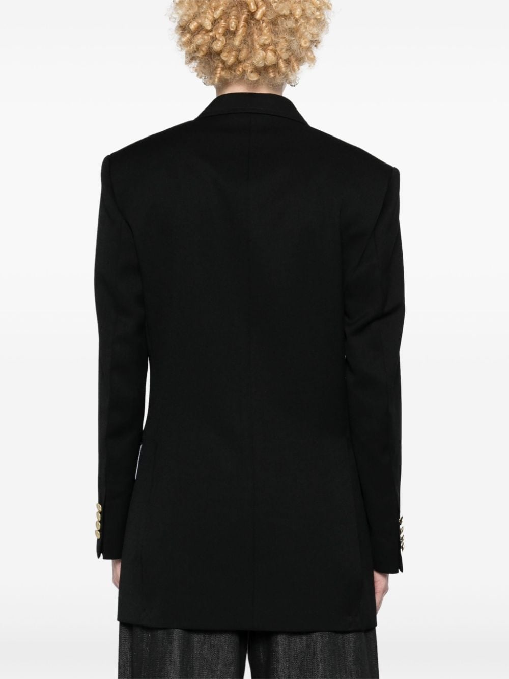peak-lapels double-breasted blazer - 4