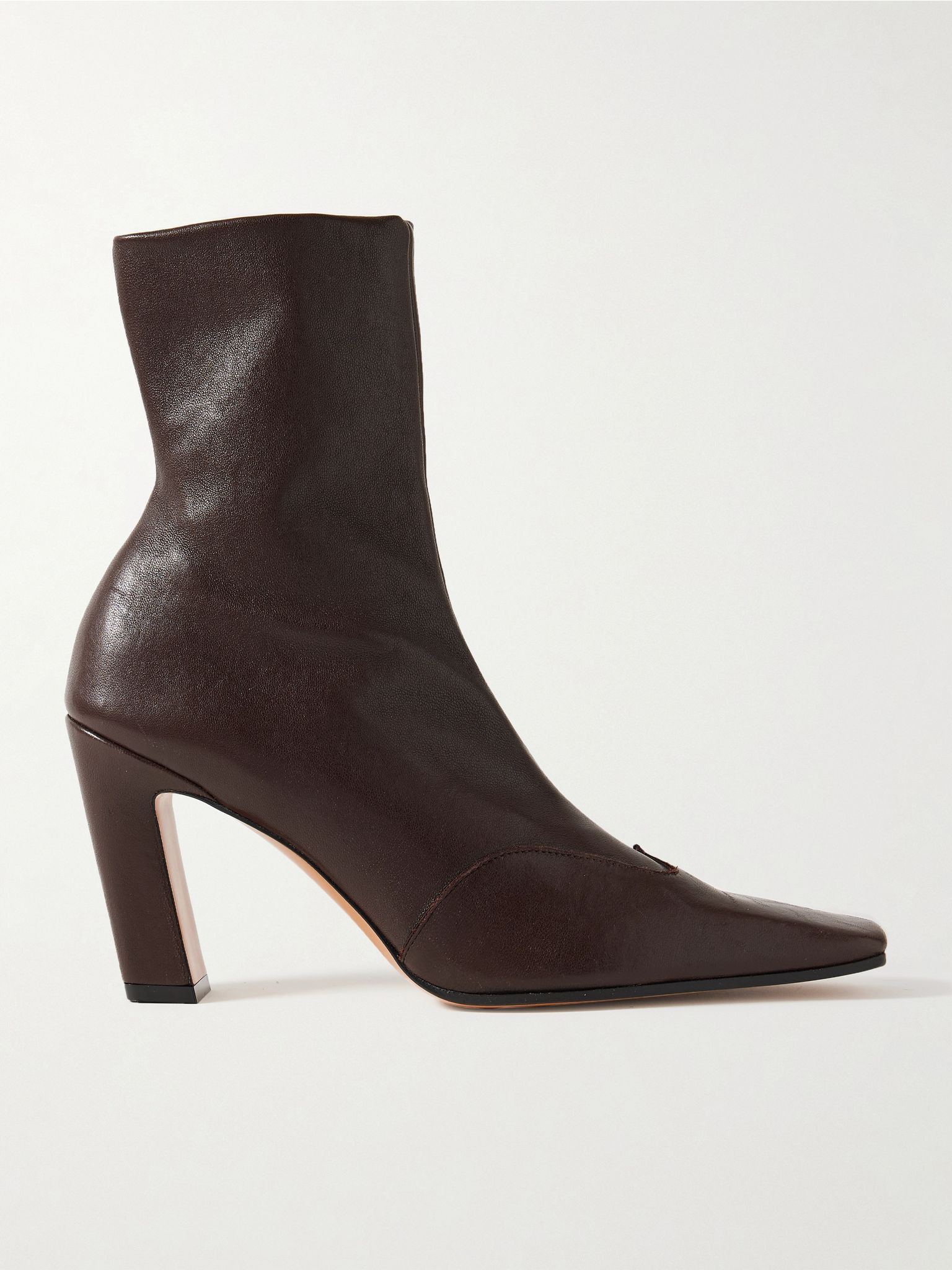Nevada leather ankle boots Chocolate - 1