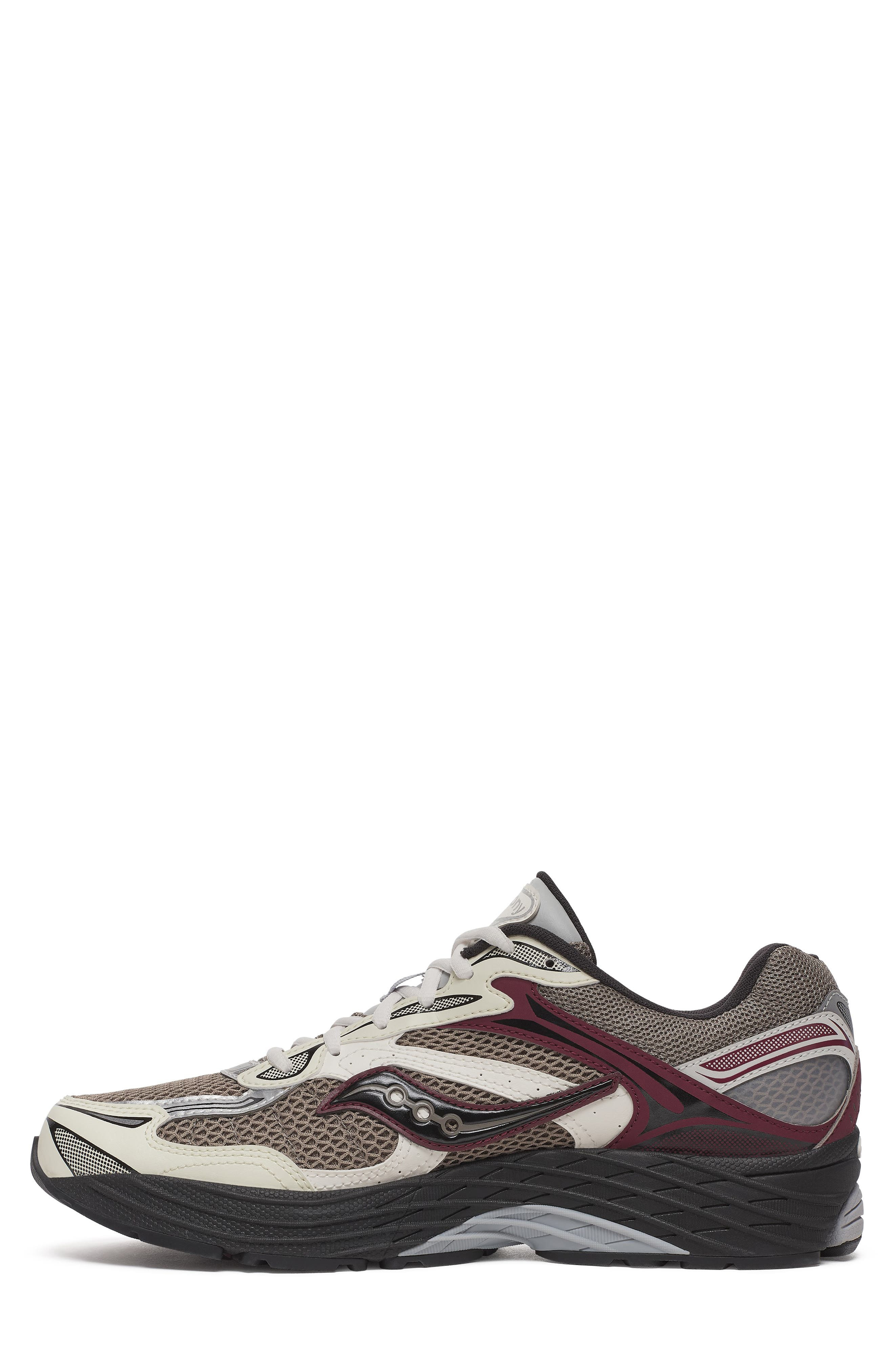 Saucony Gender Inclusive ProGrid Omni 9 Sneaker in Tan/Maroon at Nordstrom - 6