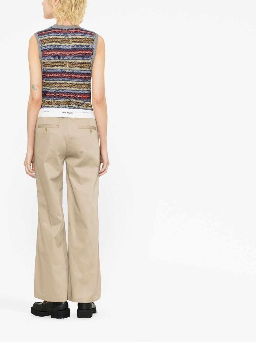 Palm Angels Women Pants With Logo - 2