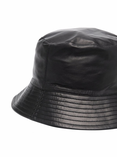 Yves Salomon leather bucket hat outlook