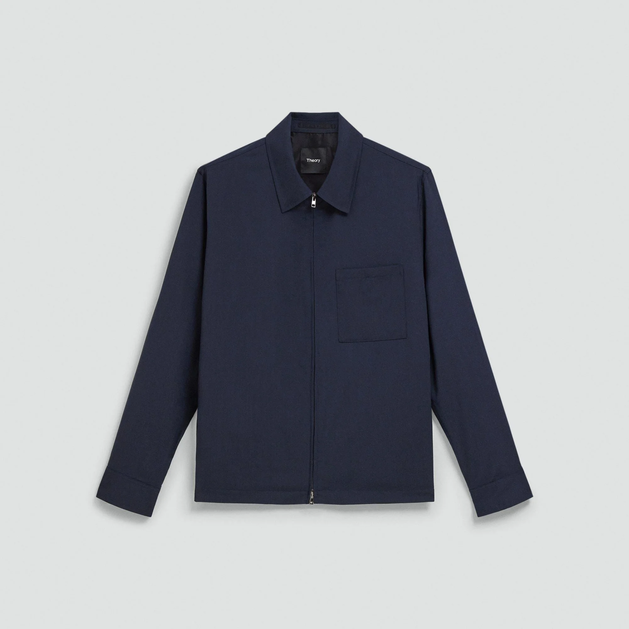 Zip Overshirt in Motion Wool - 1