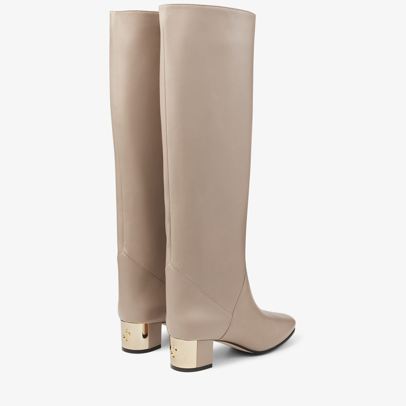 Rydea 45 Stone Nappa Leather Knee High Boots 6