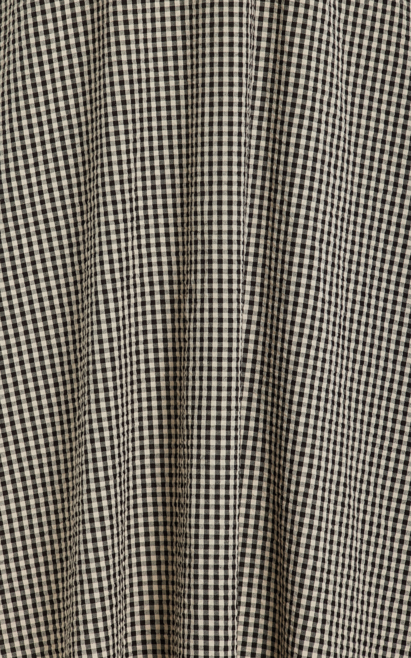Lori Open-Back Gingham Cotton Maxi Dress black - 5