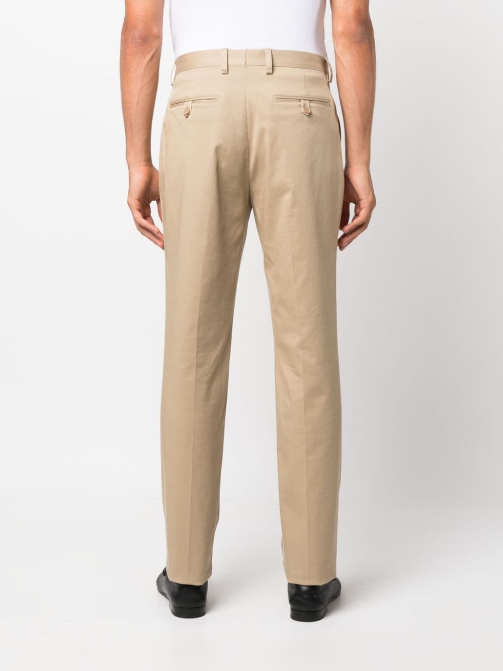 mid-rise stretch-cotton chinos - 4