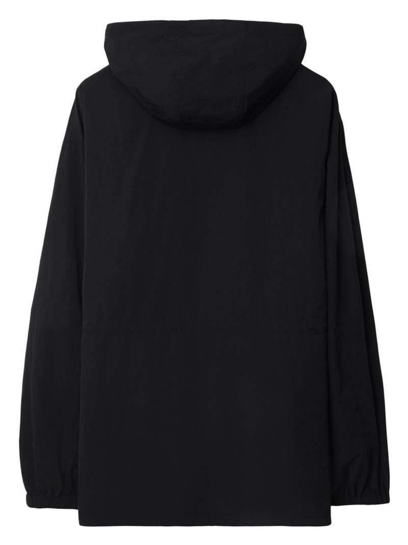 EDK-appliquÃ© hooded jacket 7