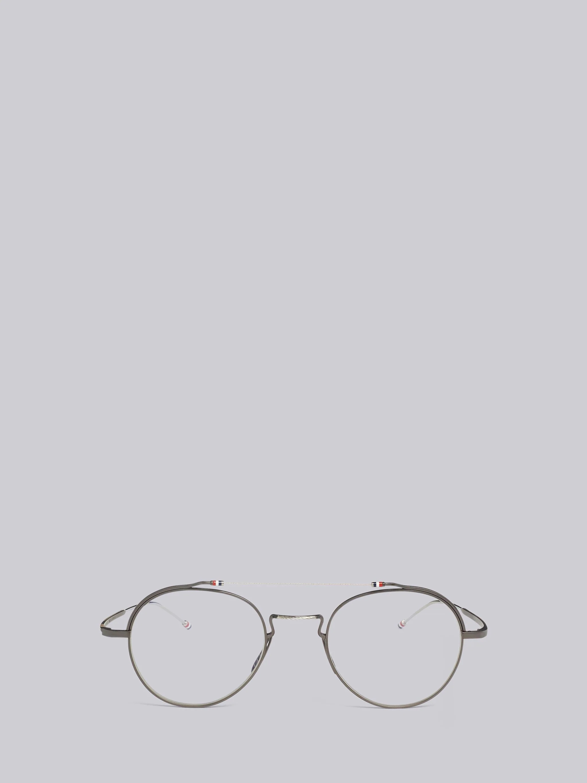 BLACK IRON & SILVER GLASSES - 1