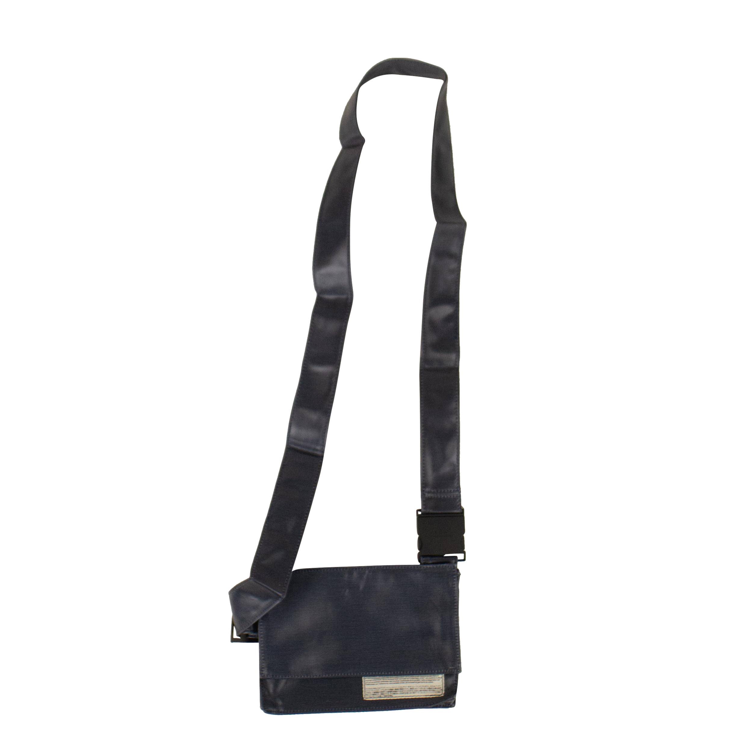 A-Cold-Wall* Leather Utility Crossbody Bag 'Blue' - 3
