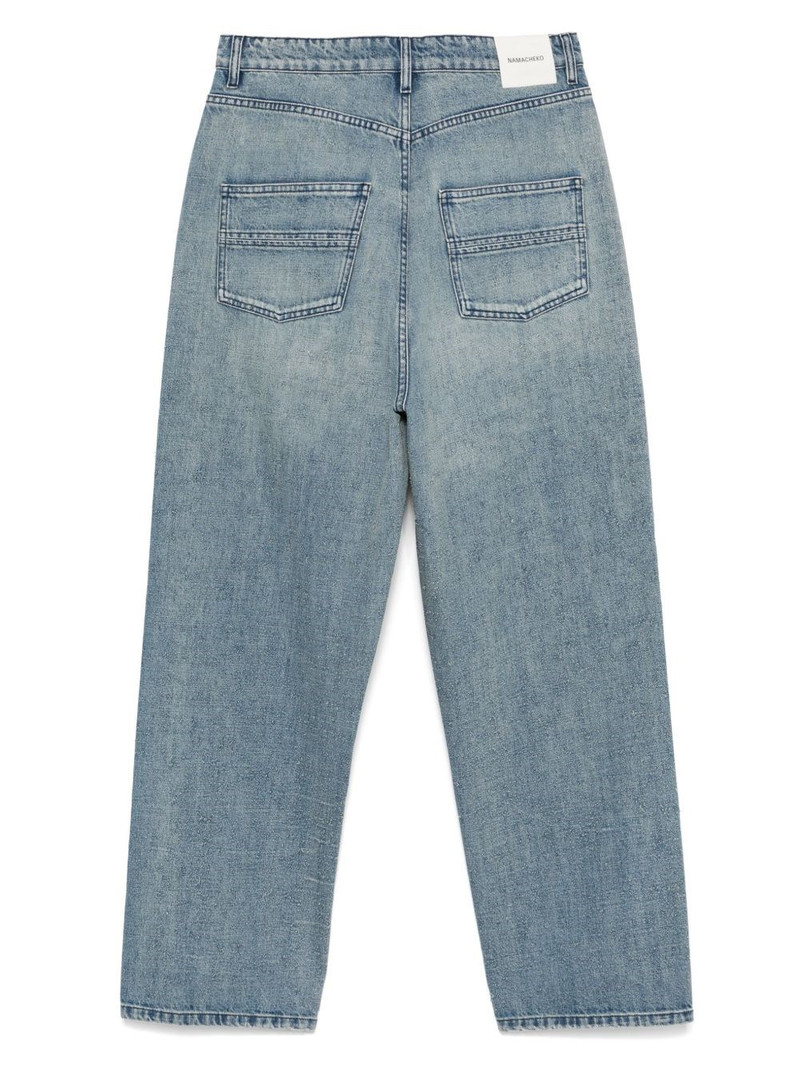 NAMACHEKO Denim Hand Pilled Wide outlook