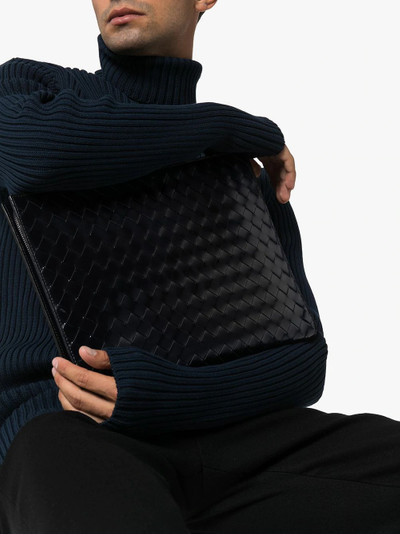 Bottega Veneta intrecciato zip pouch outlook