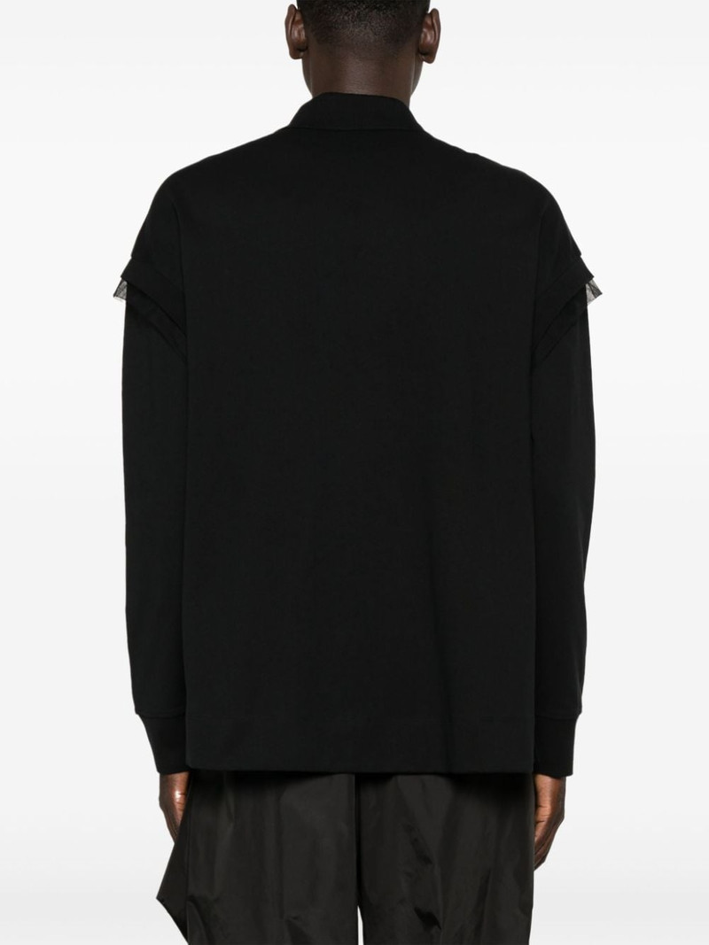 crystal-embellished cotton polo shirt 4