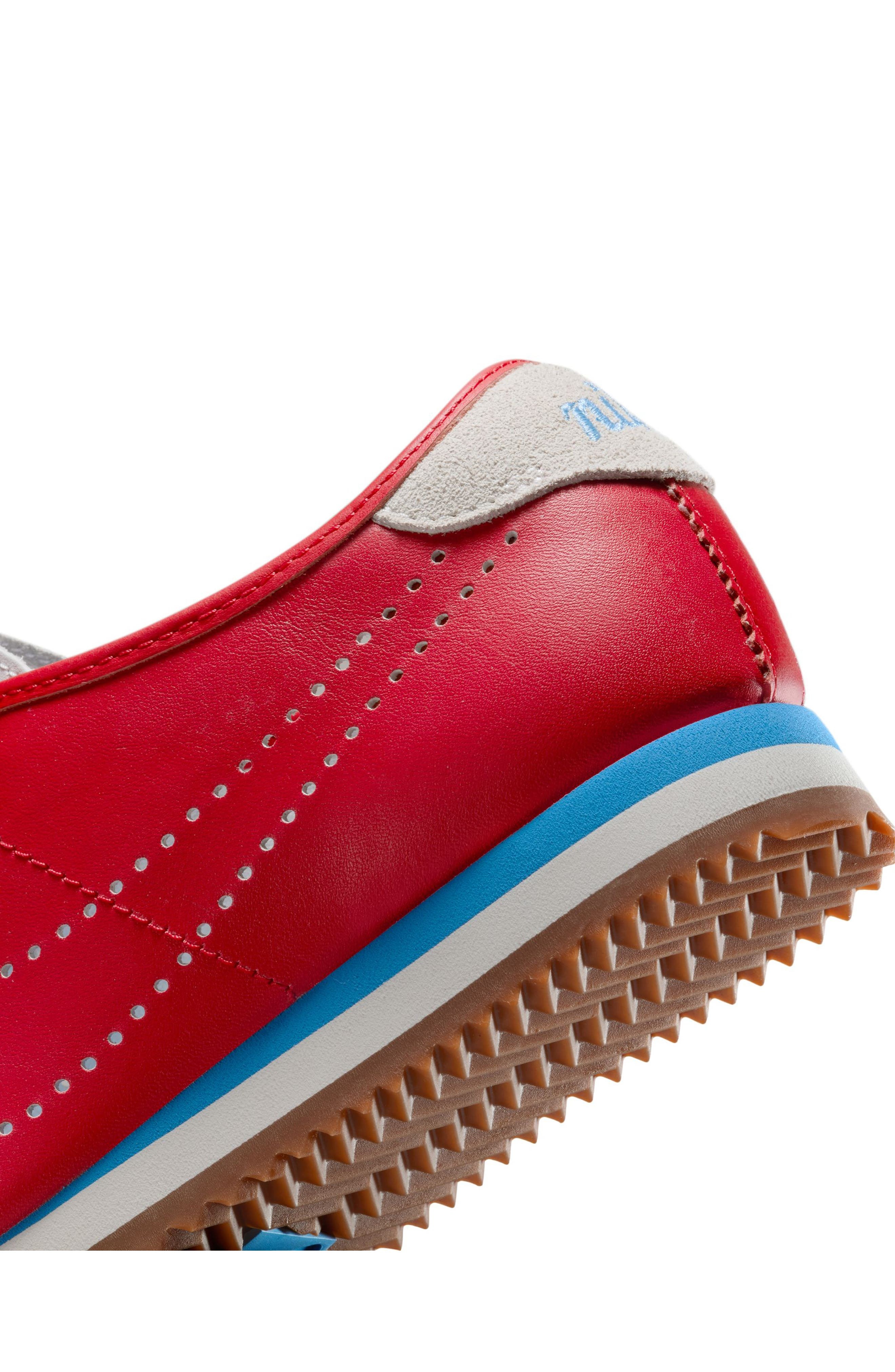 Nike Cortez Leather Sneaker in Unviversity Red/Unvivers Blue at Nordstrom - 8