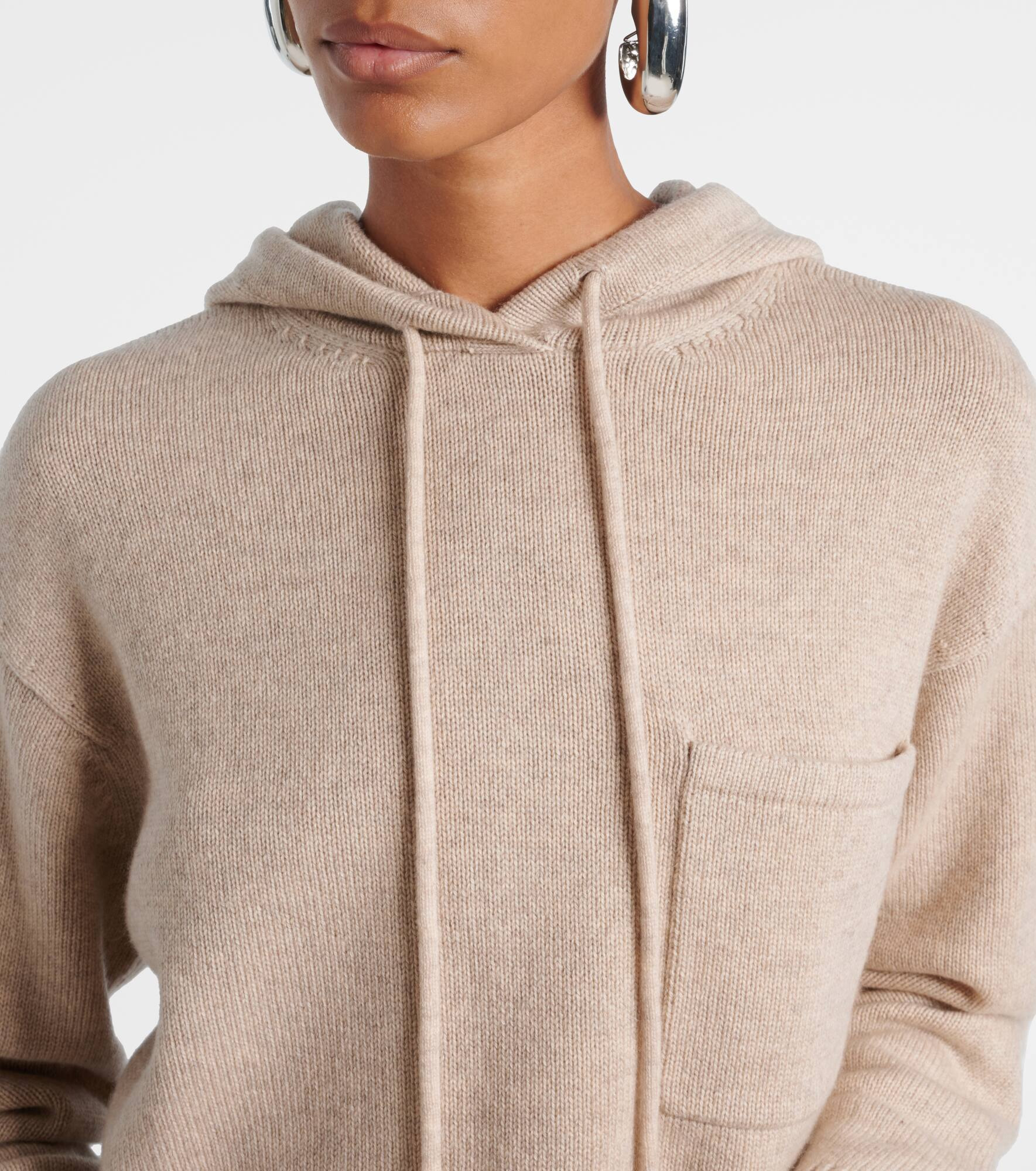 Liana wool and cashmere hoodie - 4