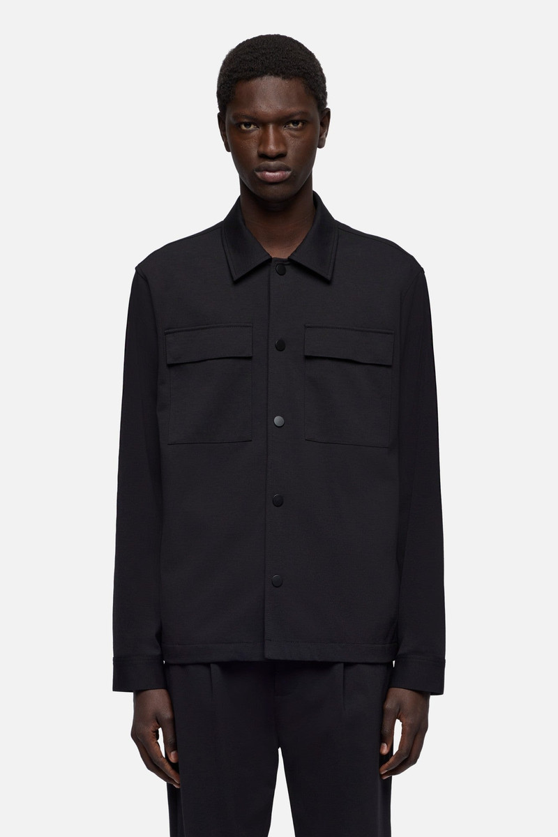 OVERSHIRT in Luxe Performance Knit Black 3