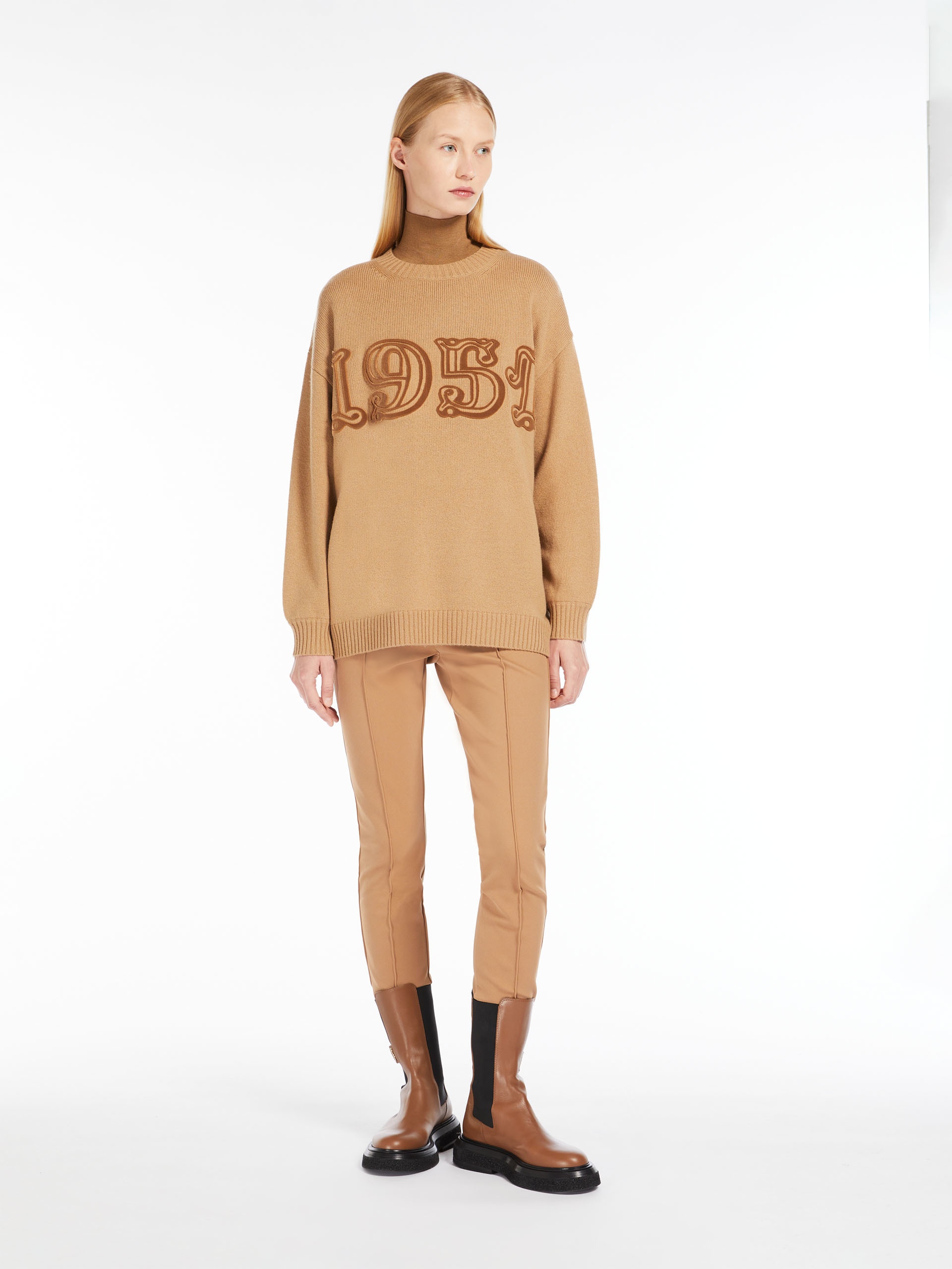 FIDO Wool and cashmere monogram pullover - 2