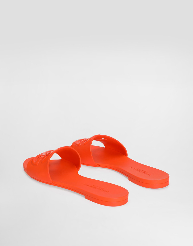 Dolce & Gabbana Beachwear slides in rubber outlook
