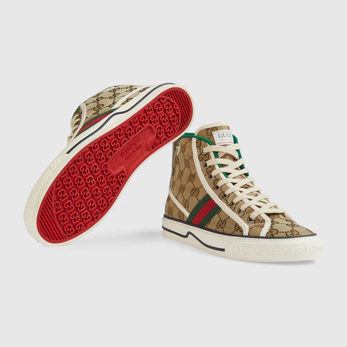 正規品 GUCCI tennis1977スニーカー Women's Gucci Tennis 1977 sneaker in beige/ebony original GG