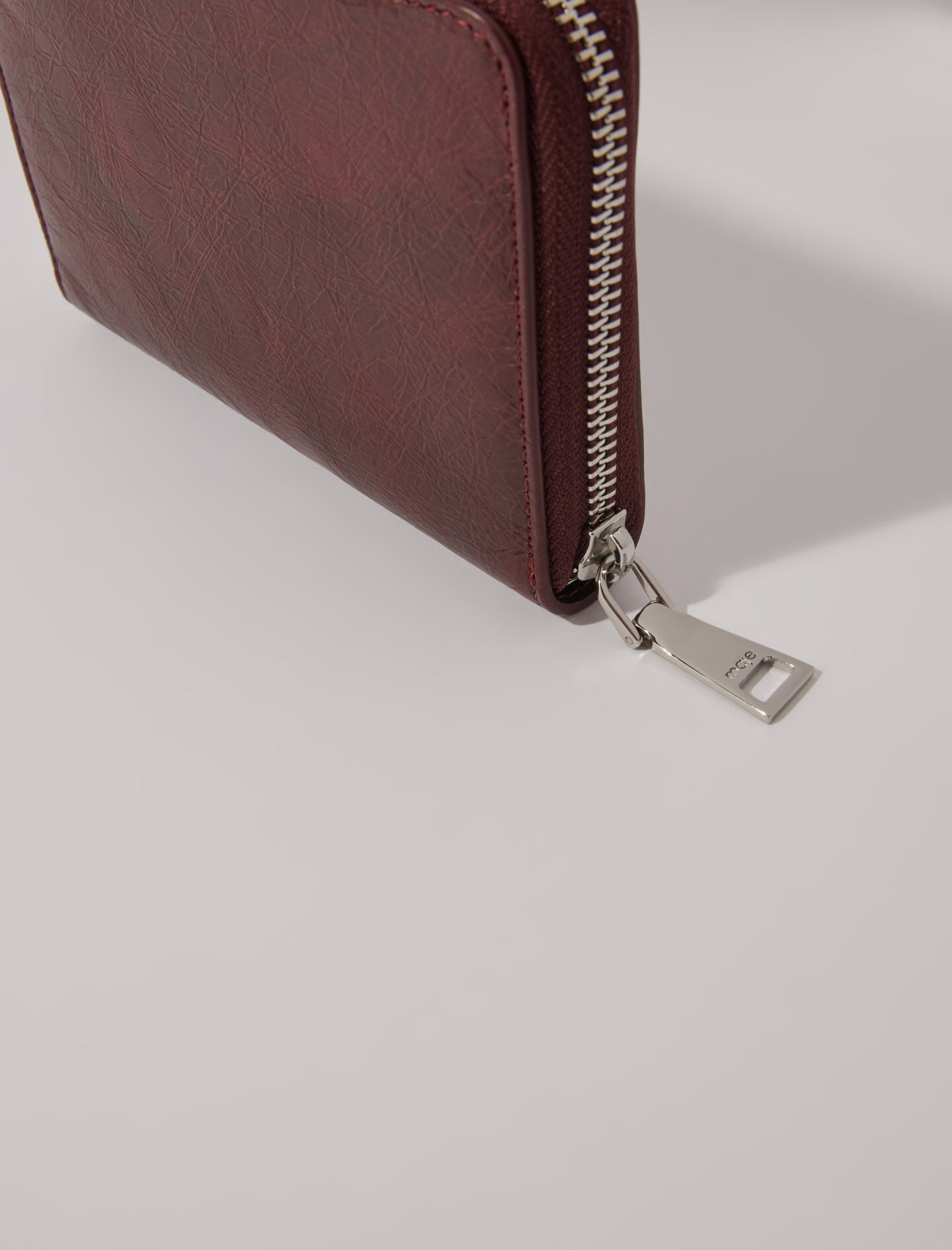 Crackled leather wallet - 3