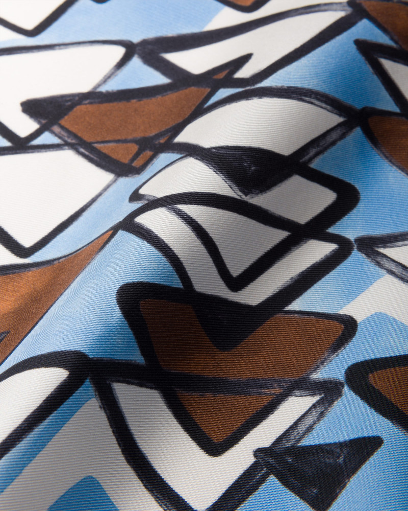 Prada Printed twill scarf outlook