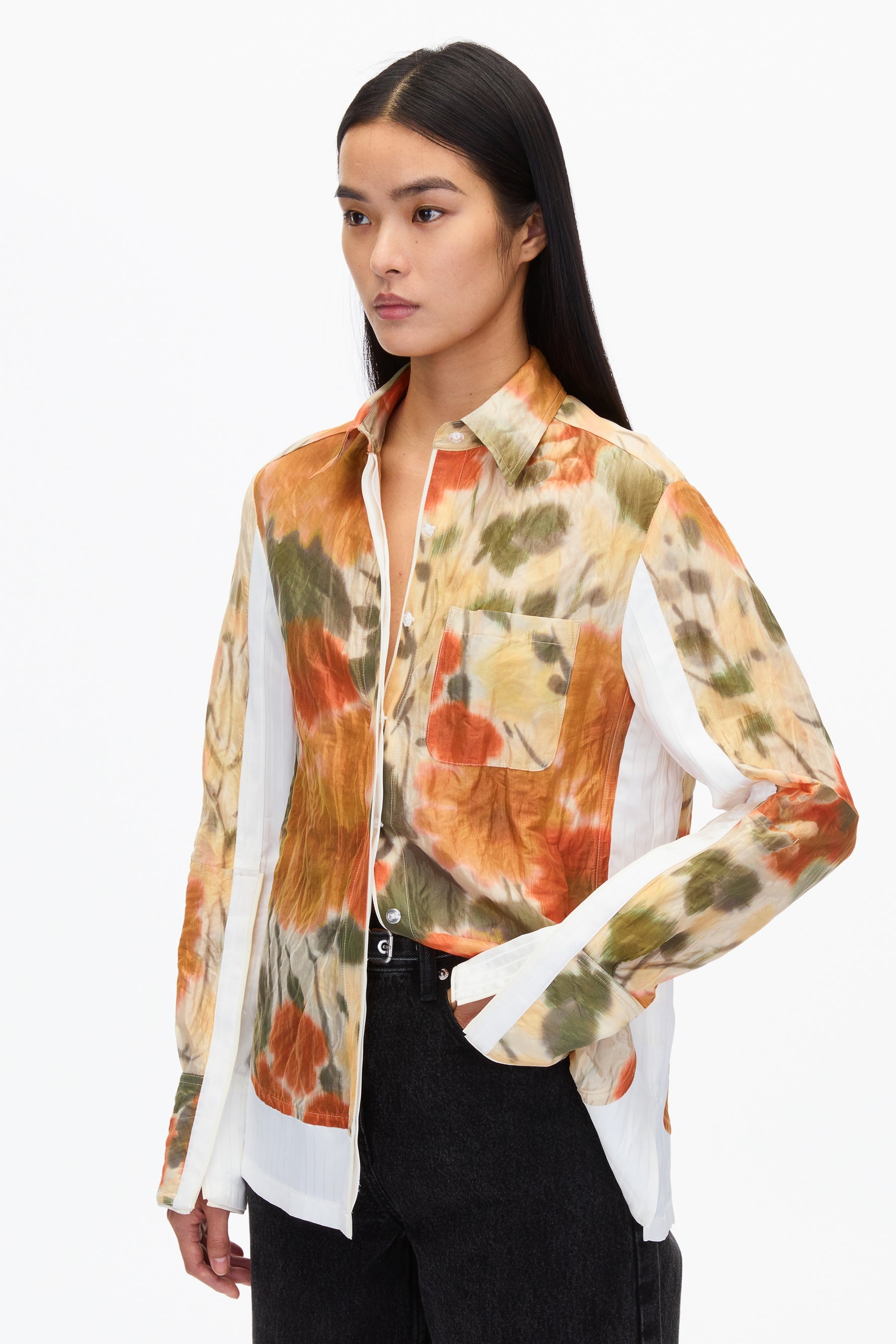 Blurred Marigold PJ Shirt - 4