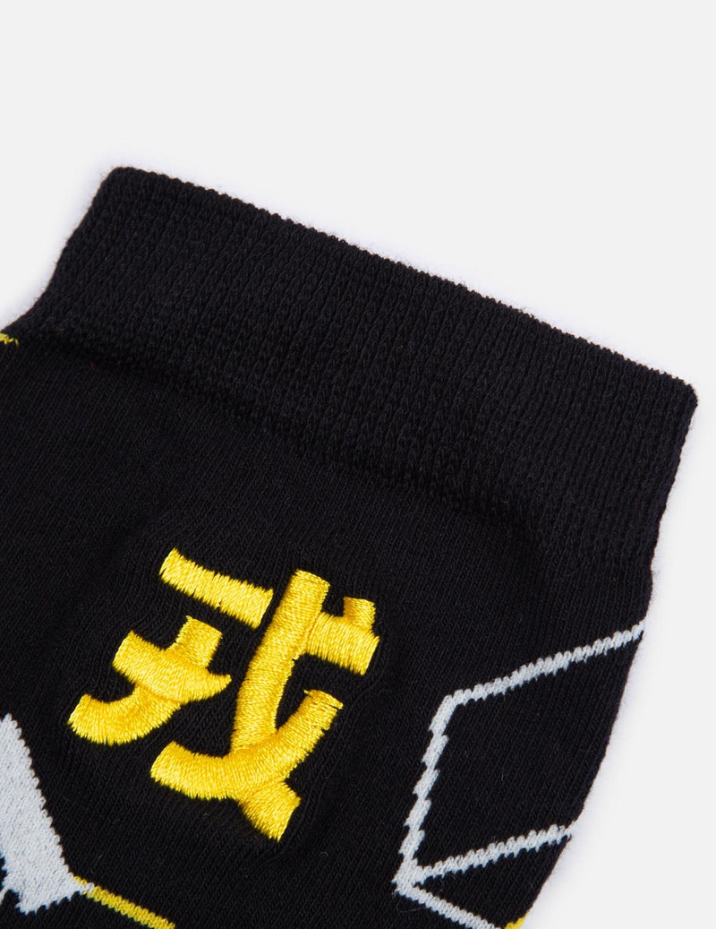 ALLOVER LOGO JACQUARD LONG SOCKS 3