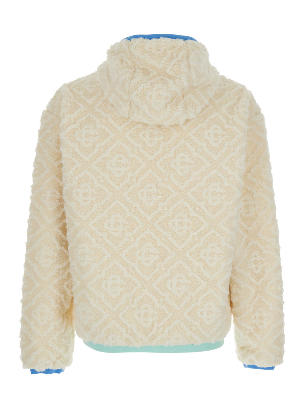 Casablanca Men Beige Jacket With All-Over Monogram And Fixed Hood In Fabric Man - 2