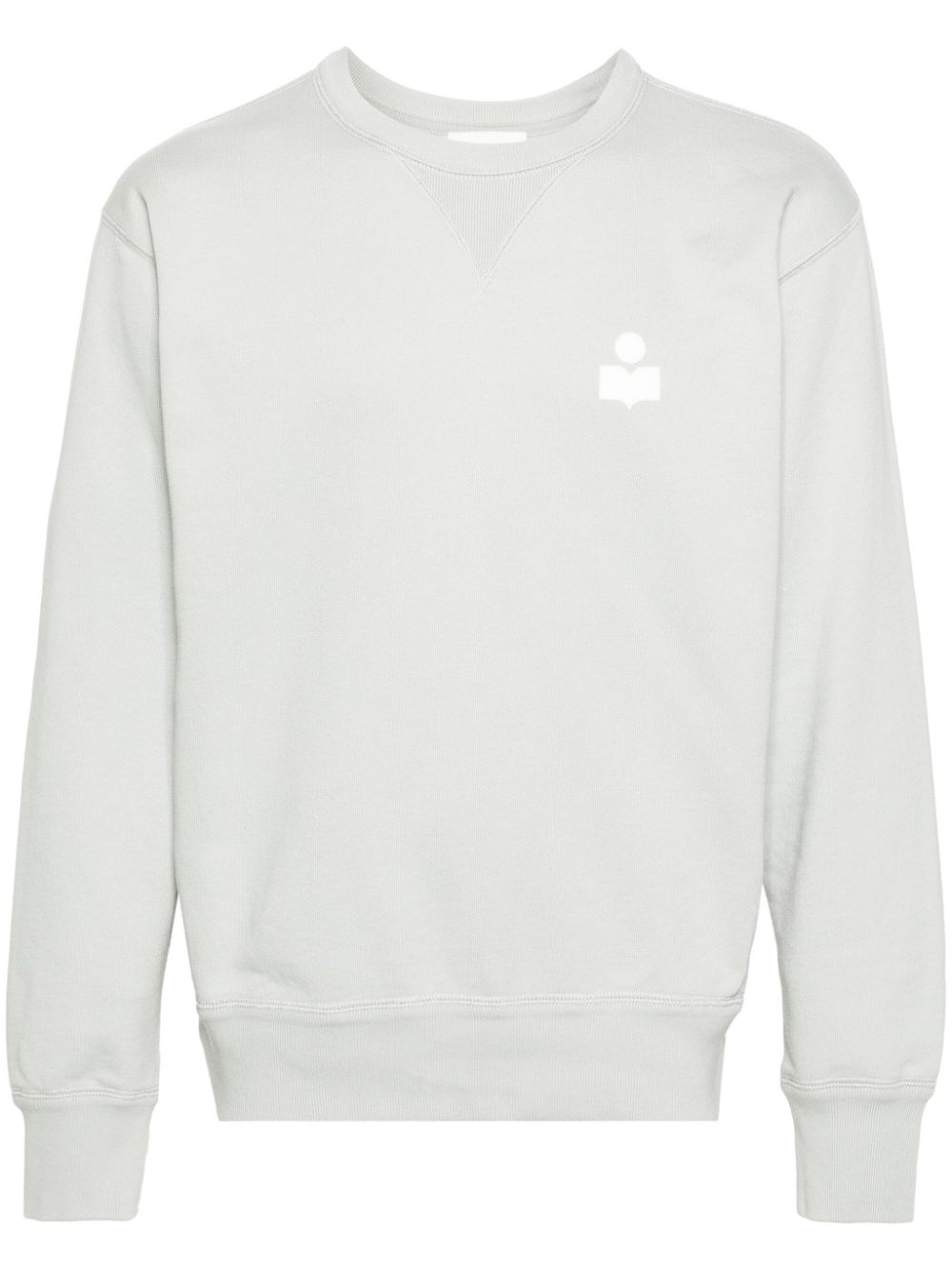 Mike logo-flocked sweatshirt - 1