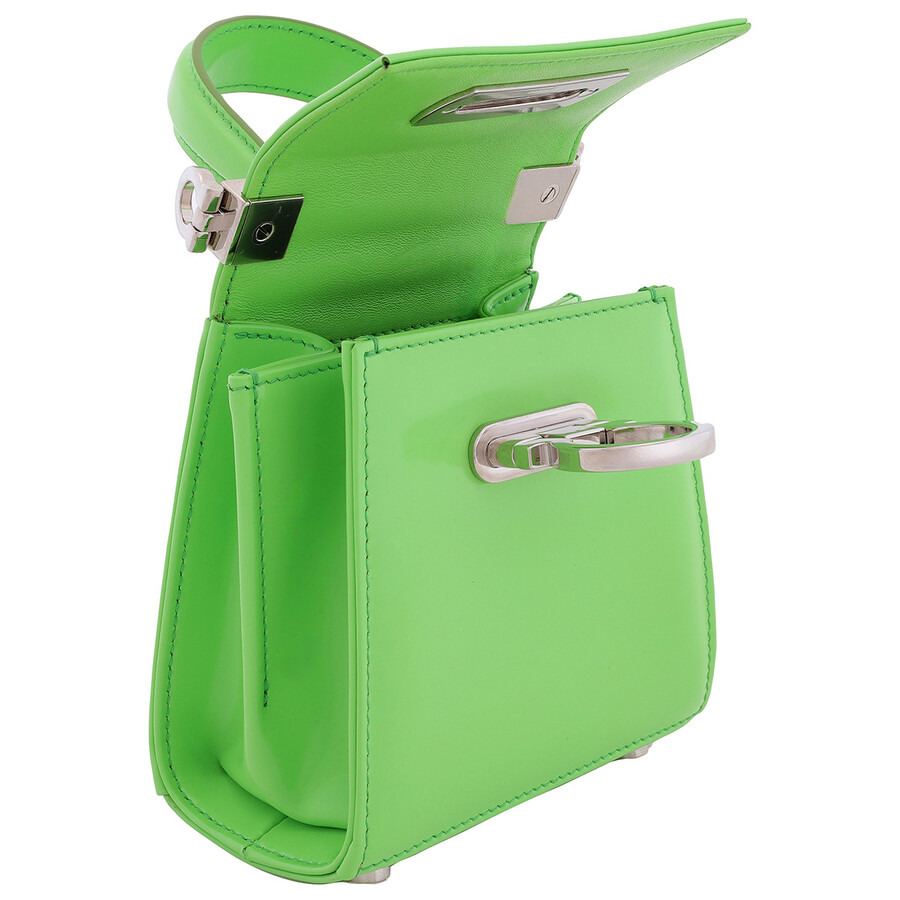 Ferragamo Ladies Green Micro Iconic Top Handle Bag - 5