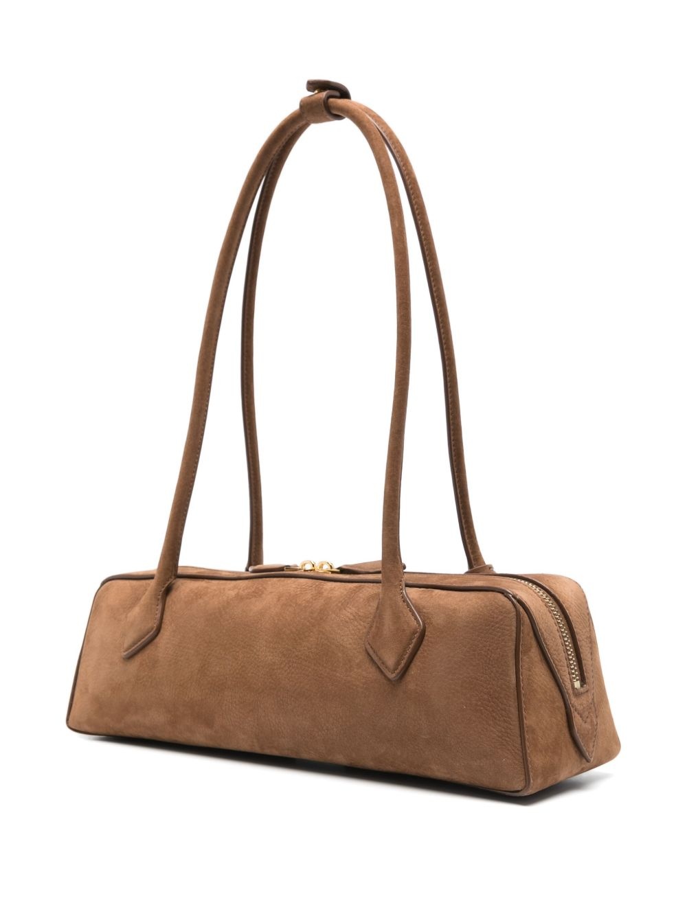 medium Le Teckel suede bag - 3