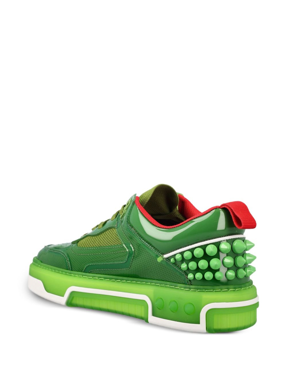 Astrocool spike-detail leather sneakers - 4
