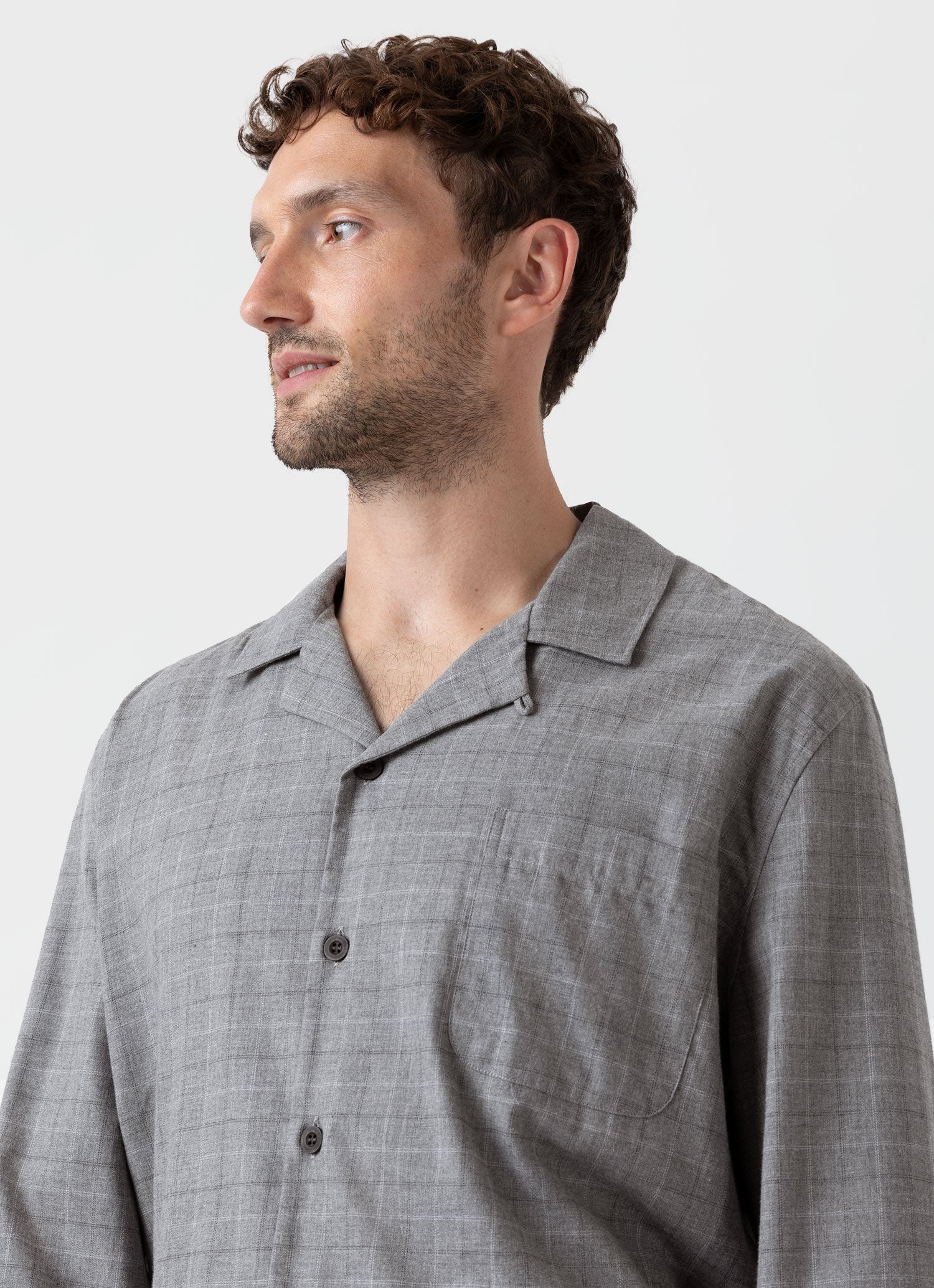 Cotton Flannel Pyjama Shirt - 5