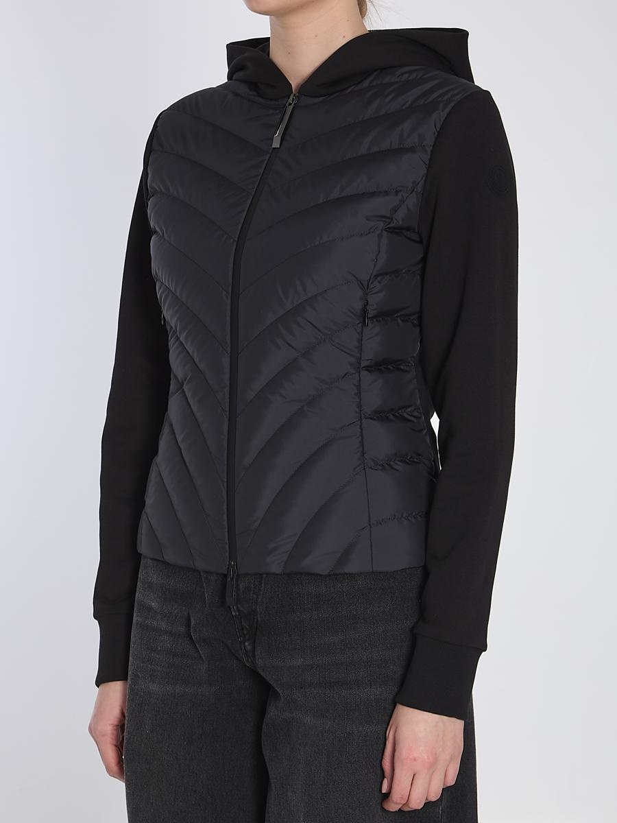 Moncler Moncler Diagonal-Quilted Sweatshirt | baltini