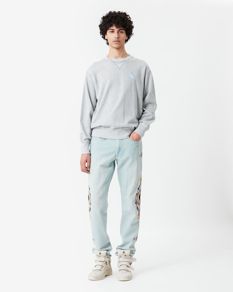 Isabel Marant MIKE LOGO SWEATSHIRT | REVERSIBLE