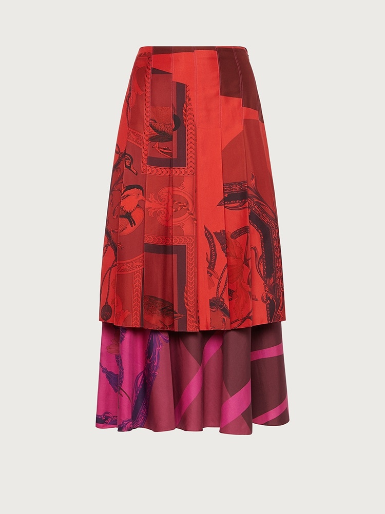 SILK SKIRT - 1