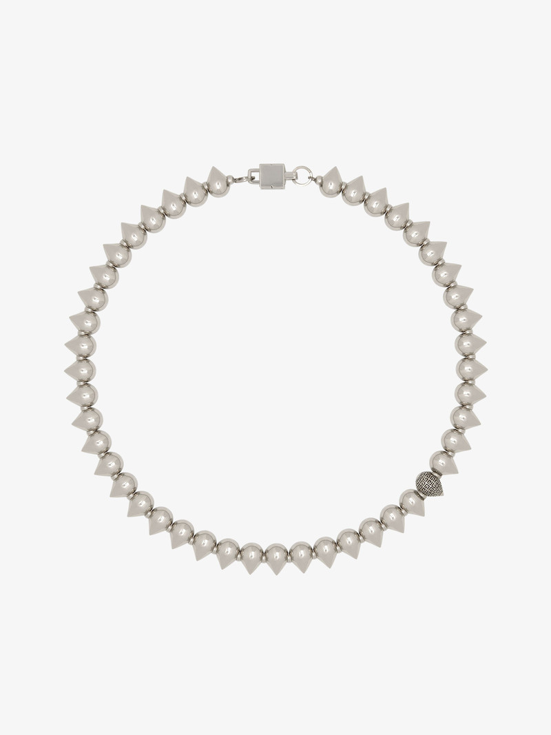 G STUD NECKLACE IN METAL 4