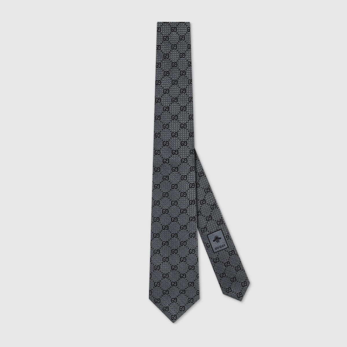 GG silk jacquard tie - 1