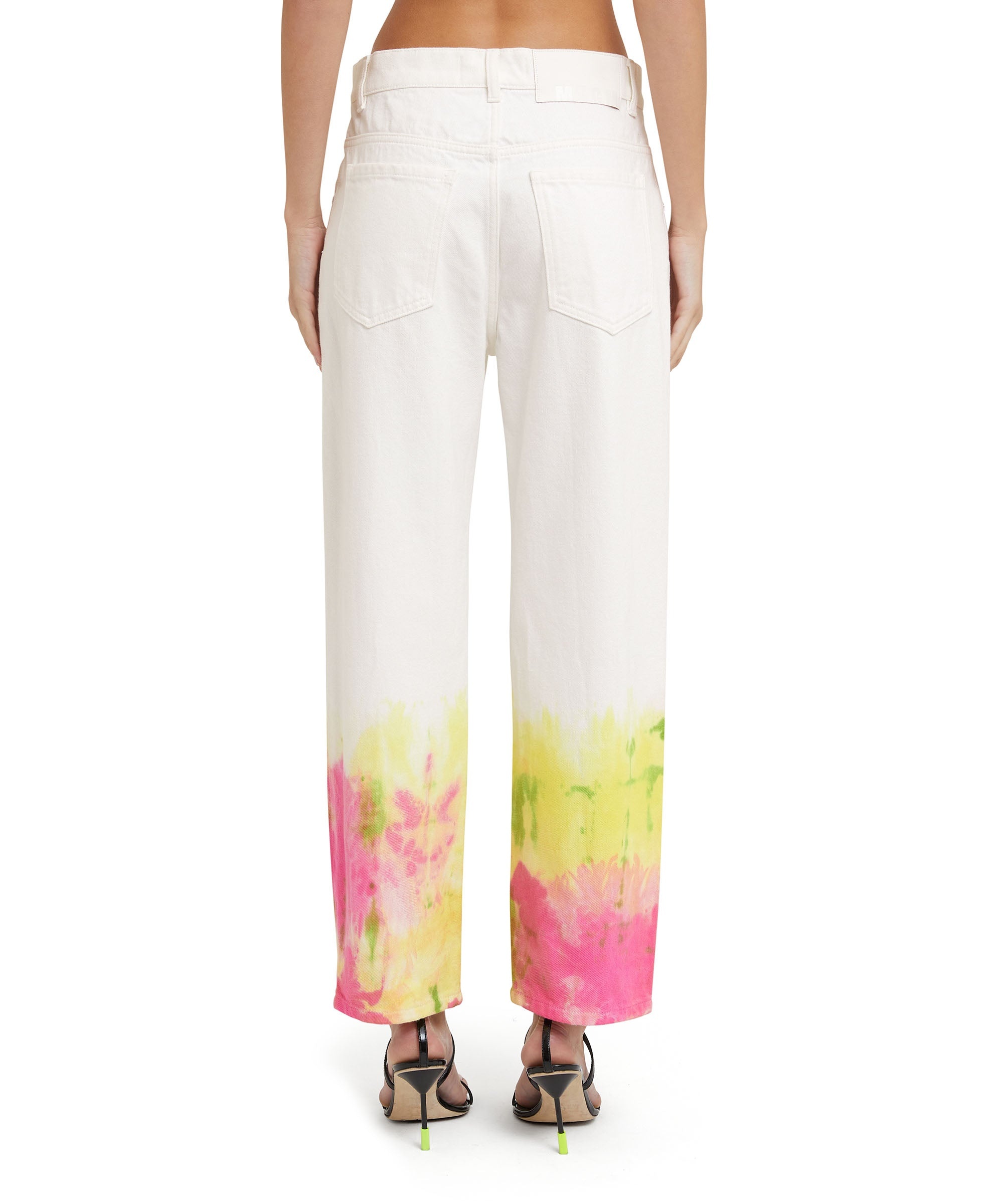 Bull cotton pants with tie-dye treatment - 3