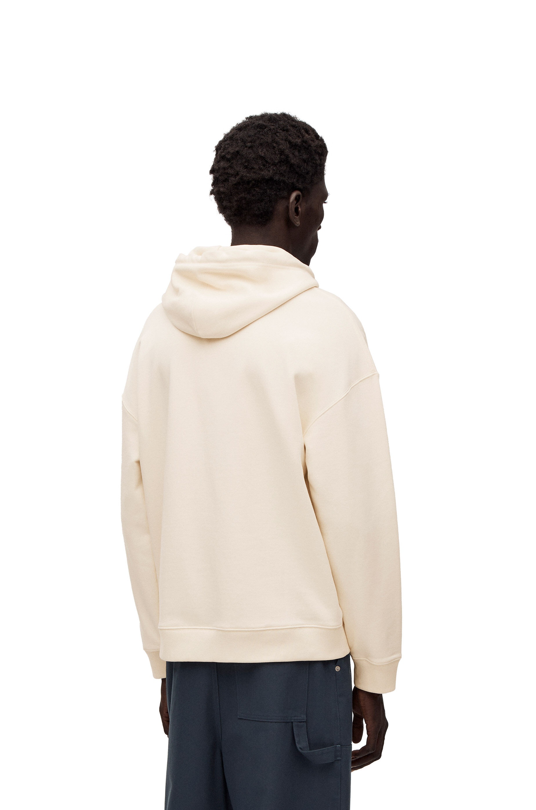 LOEWE 洗練ロゴ！お洒落 パーカー Relaxed fit hoodie in cotton Relaxed fit hoodie in cotton Brown - LOEWE