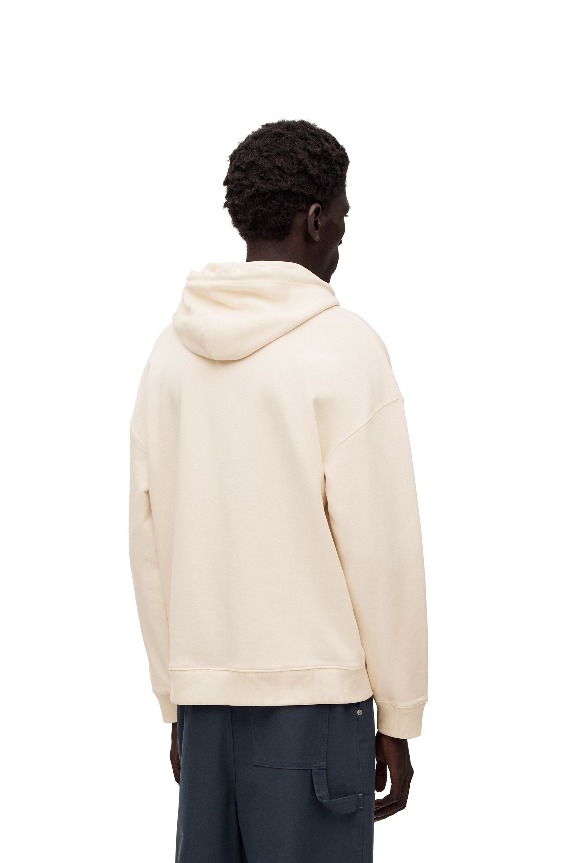 Relaxed fit hoodie in cotton - 4