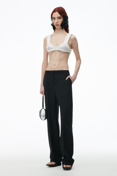 Alexander Wang Low Waisted Tailored Trouser in Wool Blend outlook