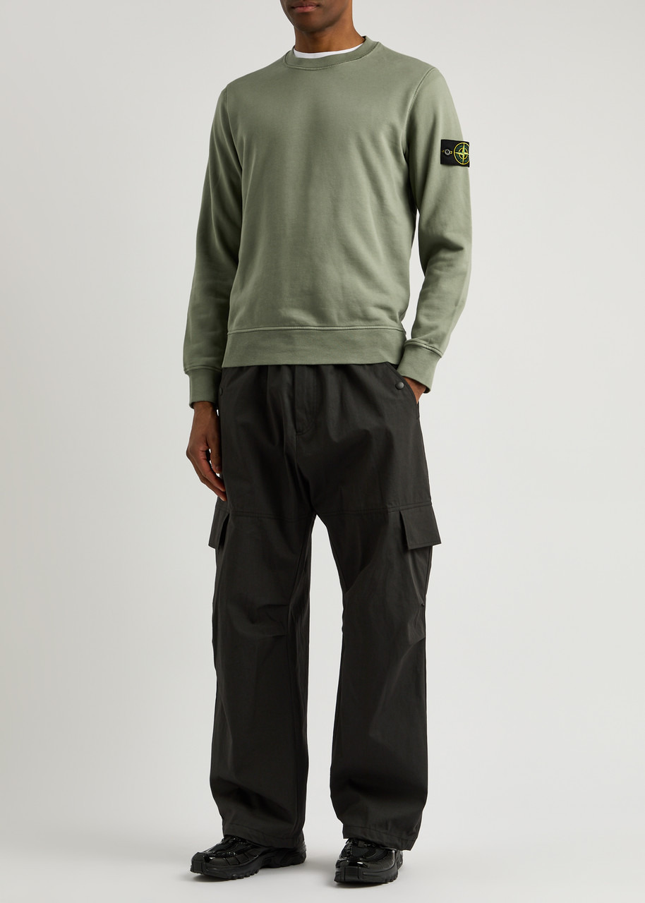 Stone Island Logo Cotton Sweatshirt - 4
