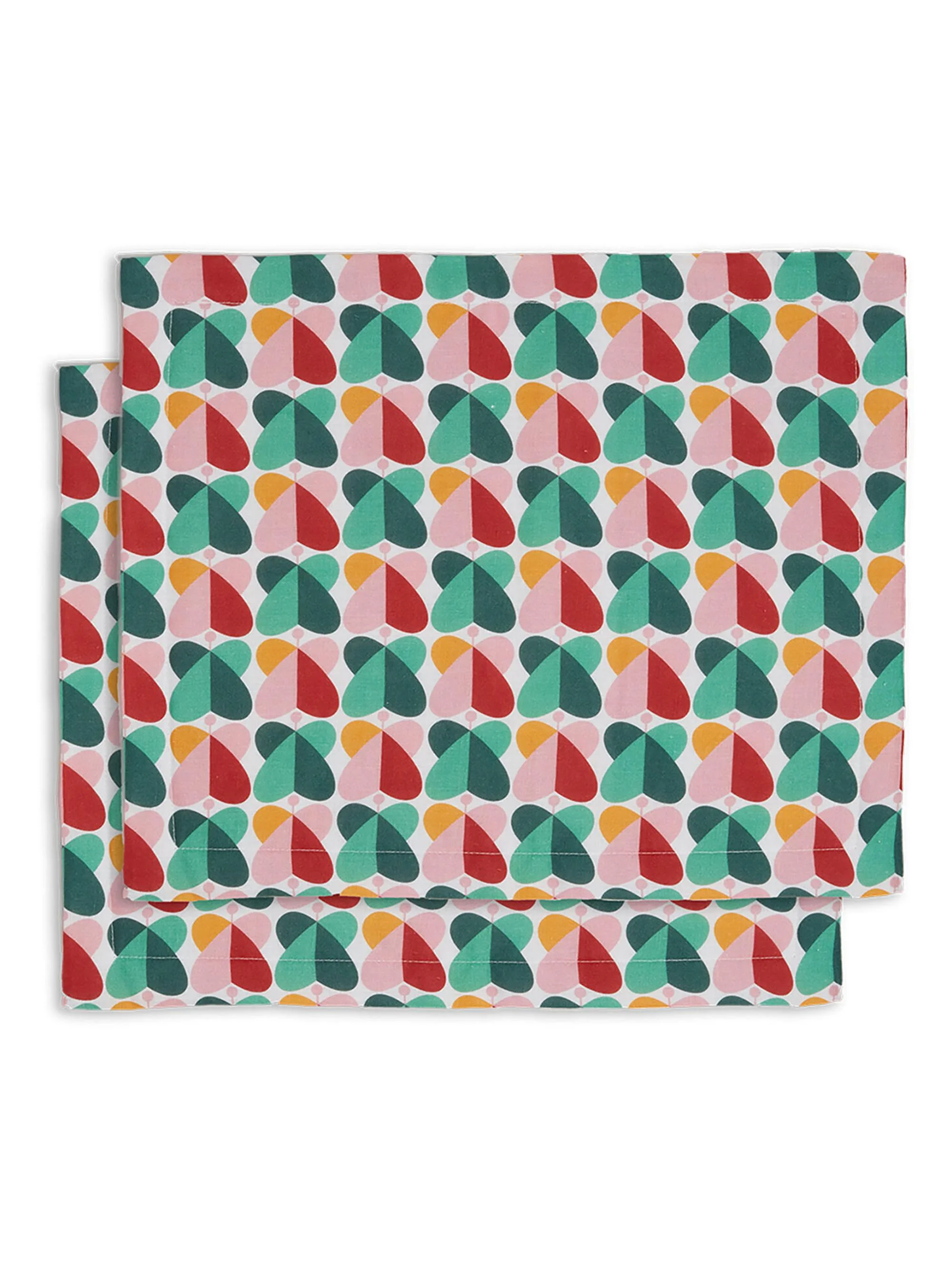 Placemats Set of 2 - Farfalle White - 1