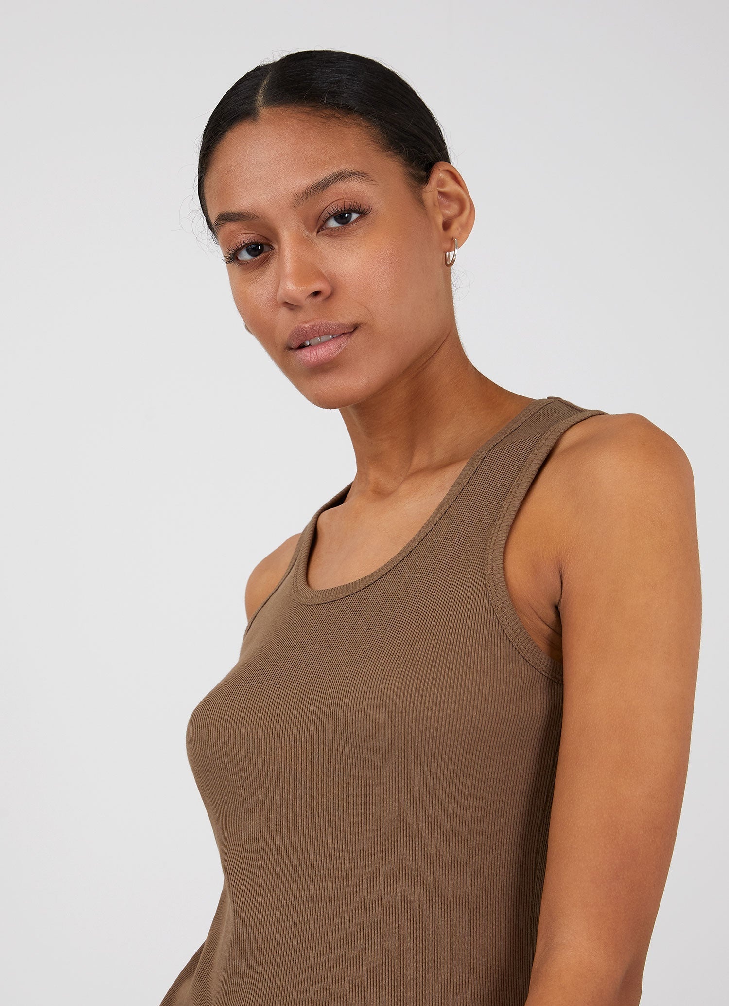 Rib Cotton Vest - 4