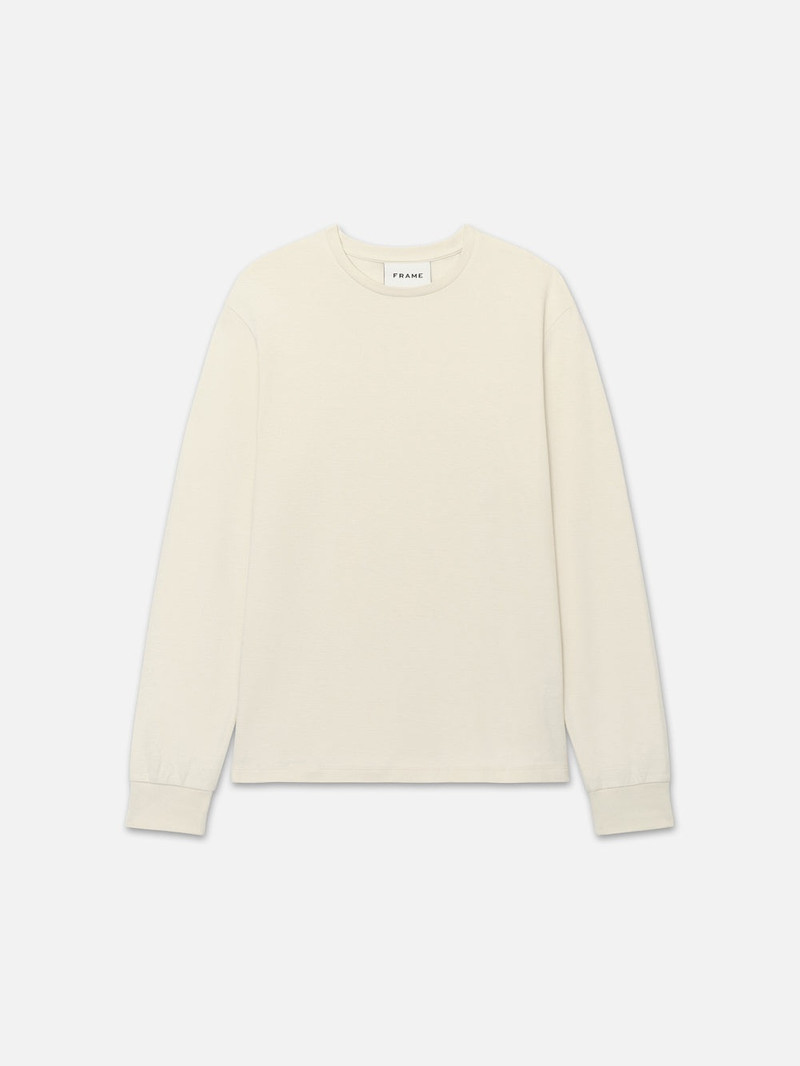 Duo Fold Crew in White Canvas 1