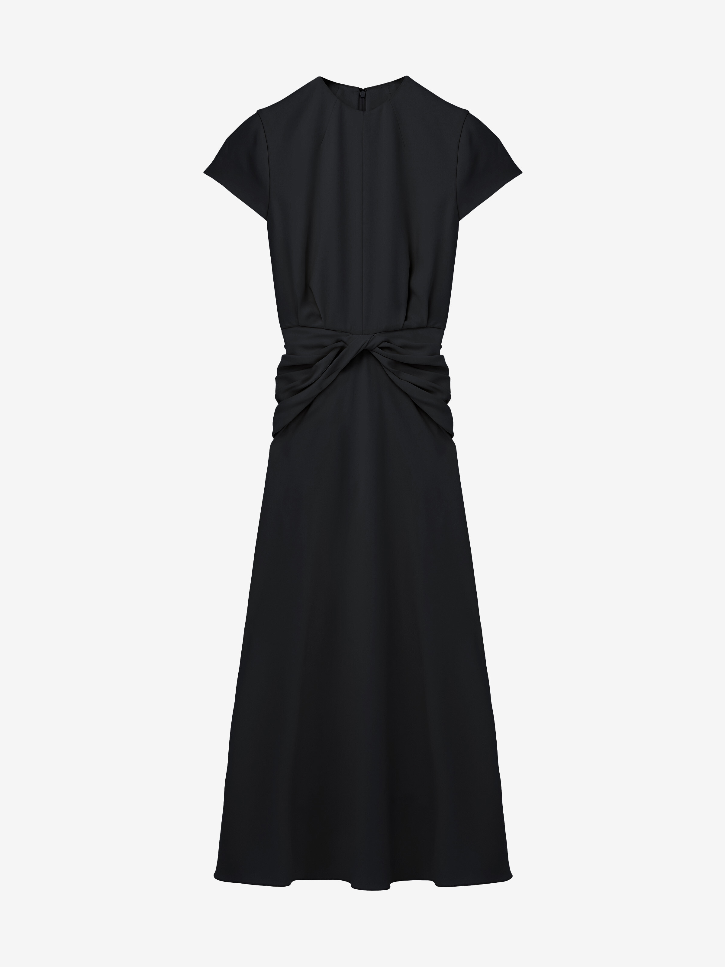 Knot Waist Midi Dress - 1