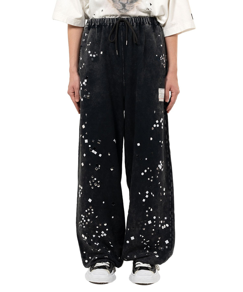 Embellished Bleached Sweat Pants 3