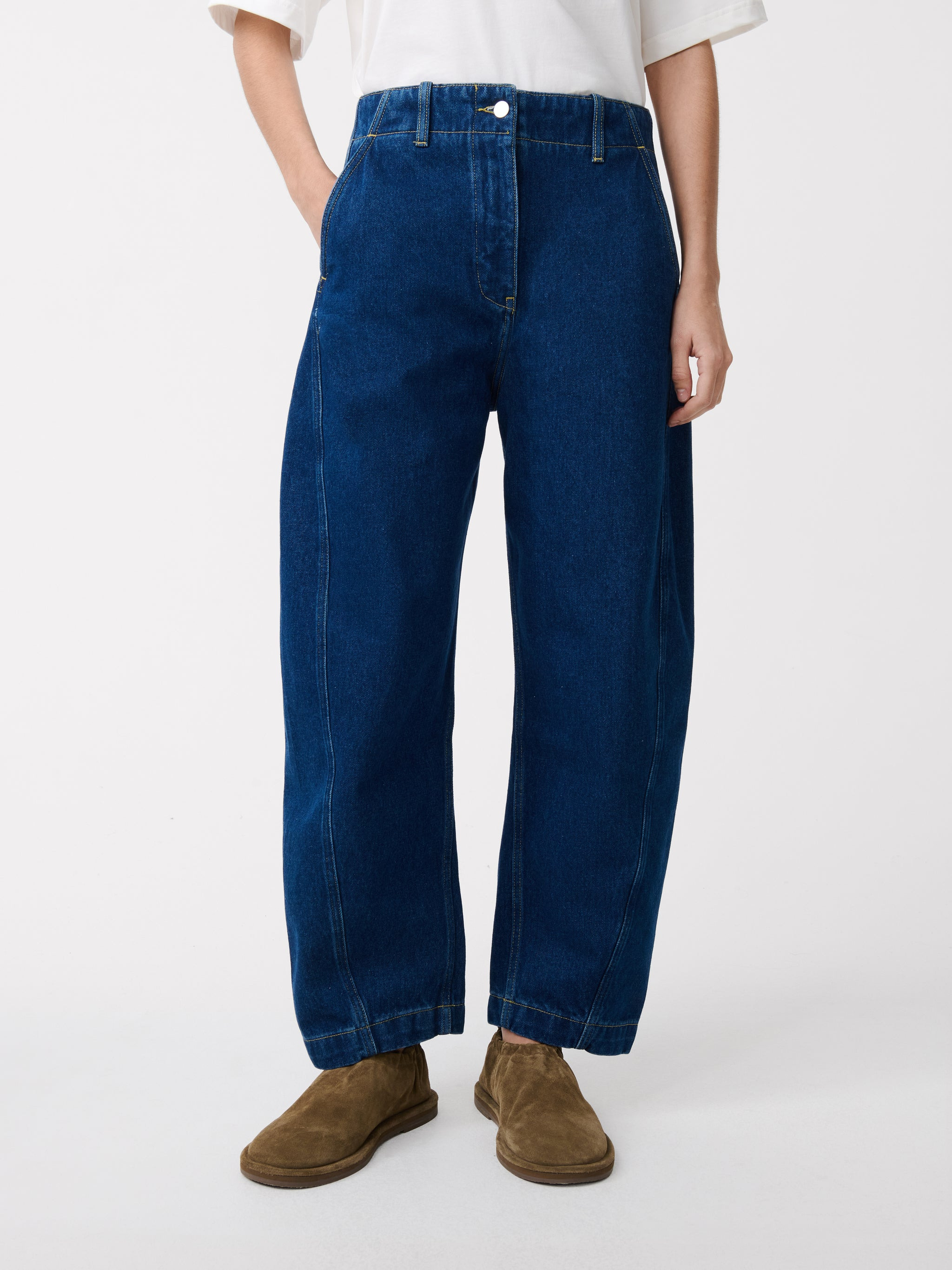 Akerman Washed Denim Pant - 4