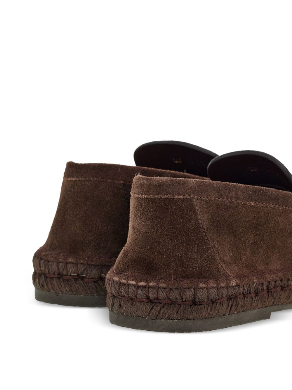 logo-embossed suede espadrilles - 3