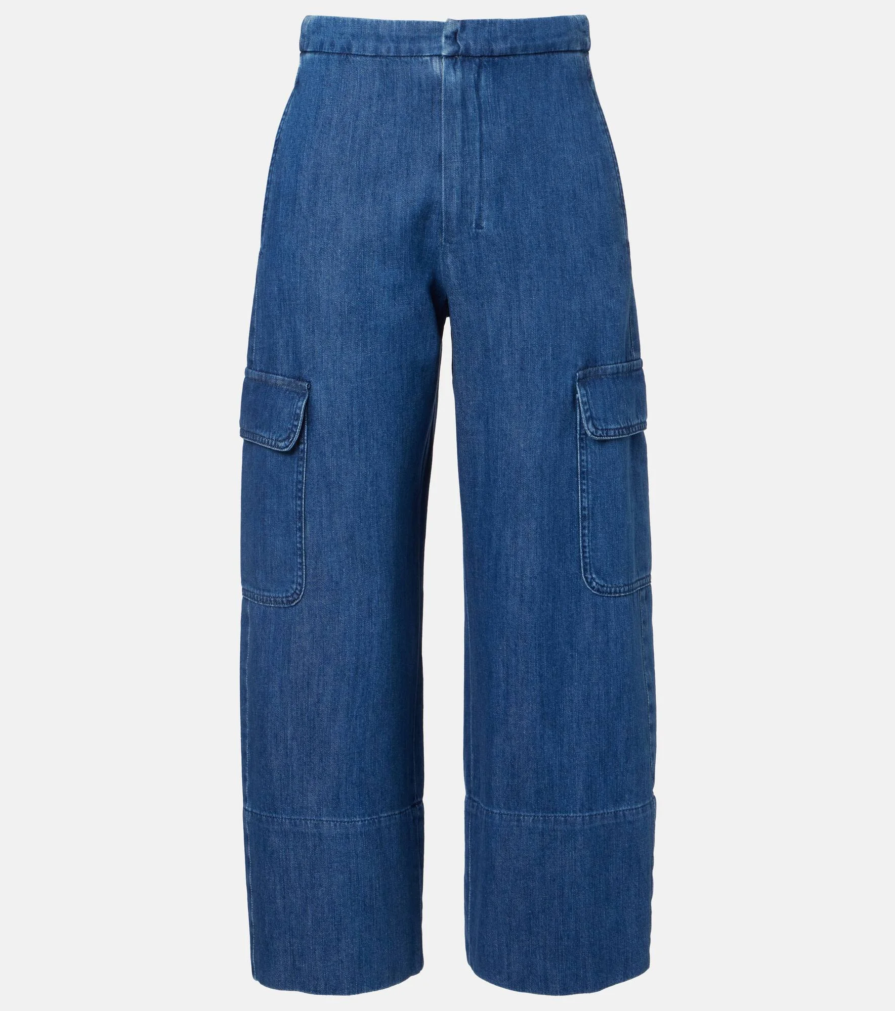 Cropped cargo jeans - 1