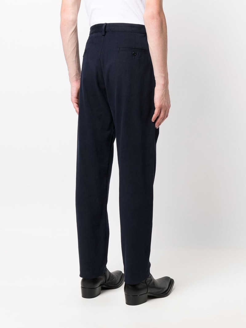 Symbols stretch-gabardine trousers 4